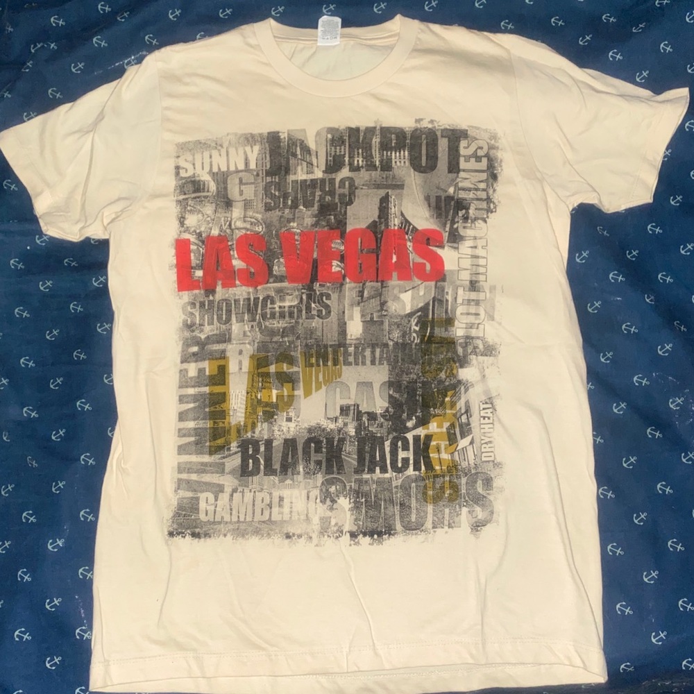 Beige Las Vegas tee